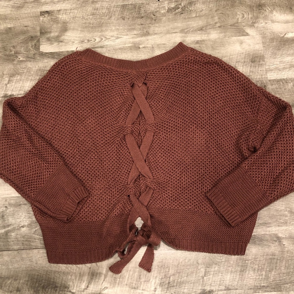 Rose Pink Knit Sweater